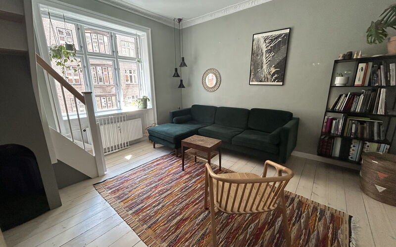 Østerbro - 2 Br - 4 People - Family: Wohnzimmer